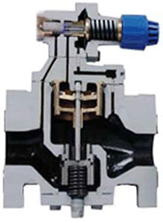 YG13H型高灵敏度蒸汽减压阀,结构图